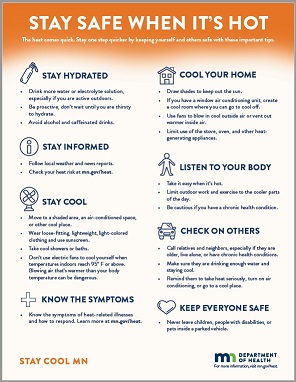 stay safe tip sheet