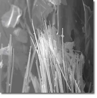 Tremolite micro fibers