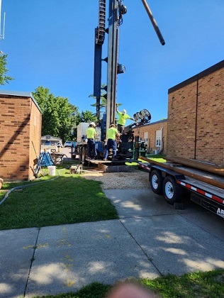 sonic drill rig