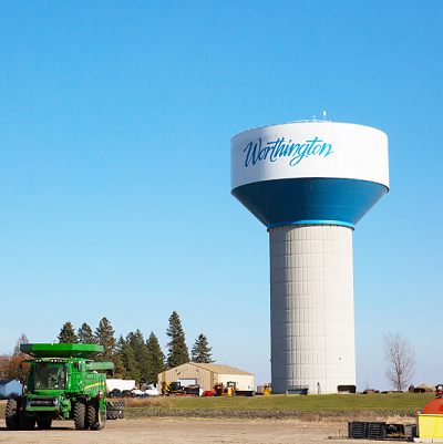 Worthington water tower