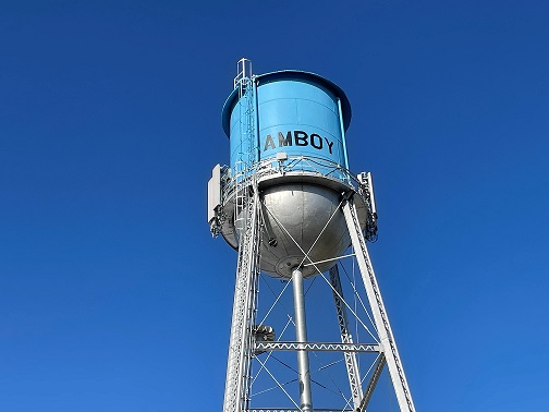 Amboy water tower