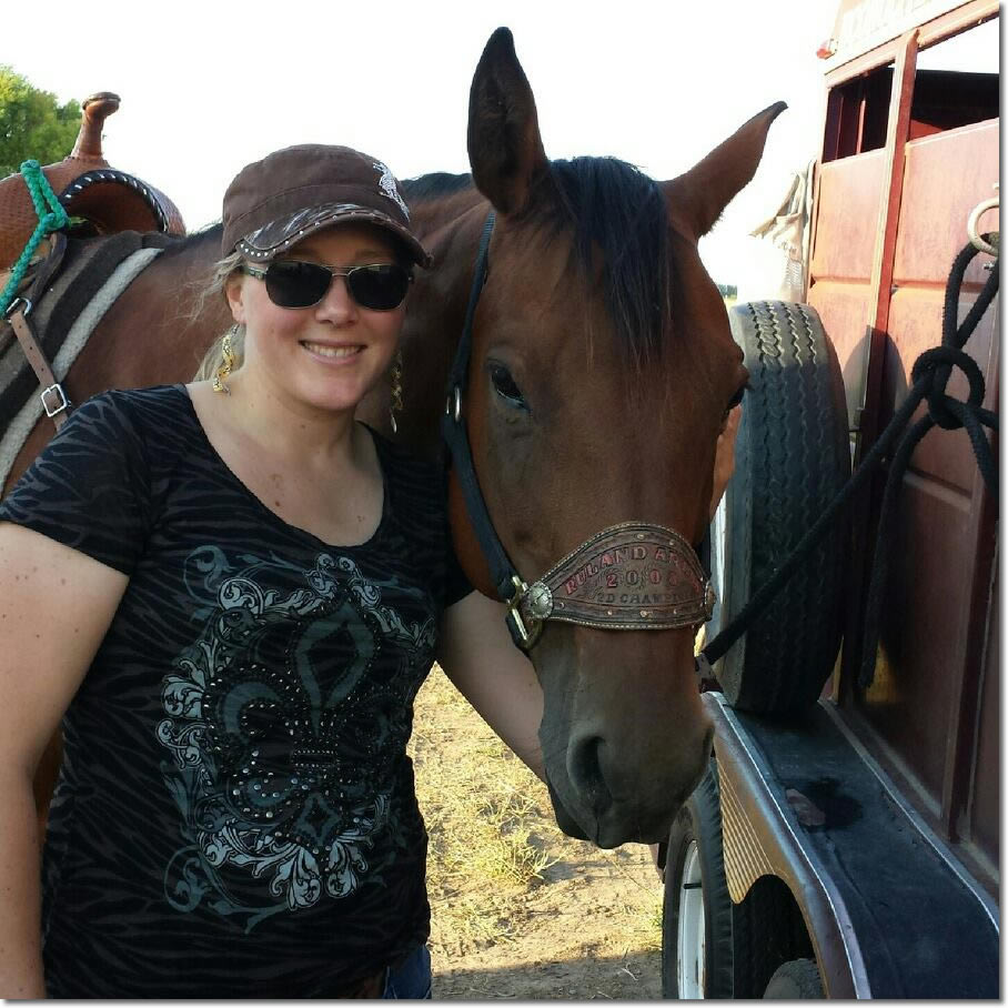 Barb Moore (left) and Sweet Moon