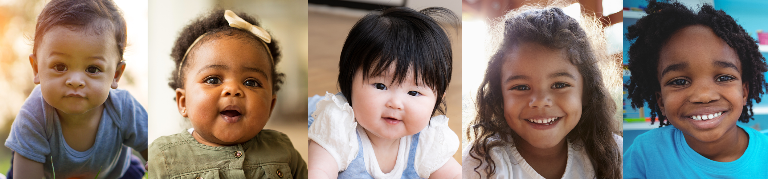 Collage of kids' faces