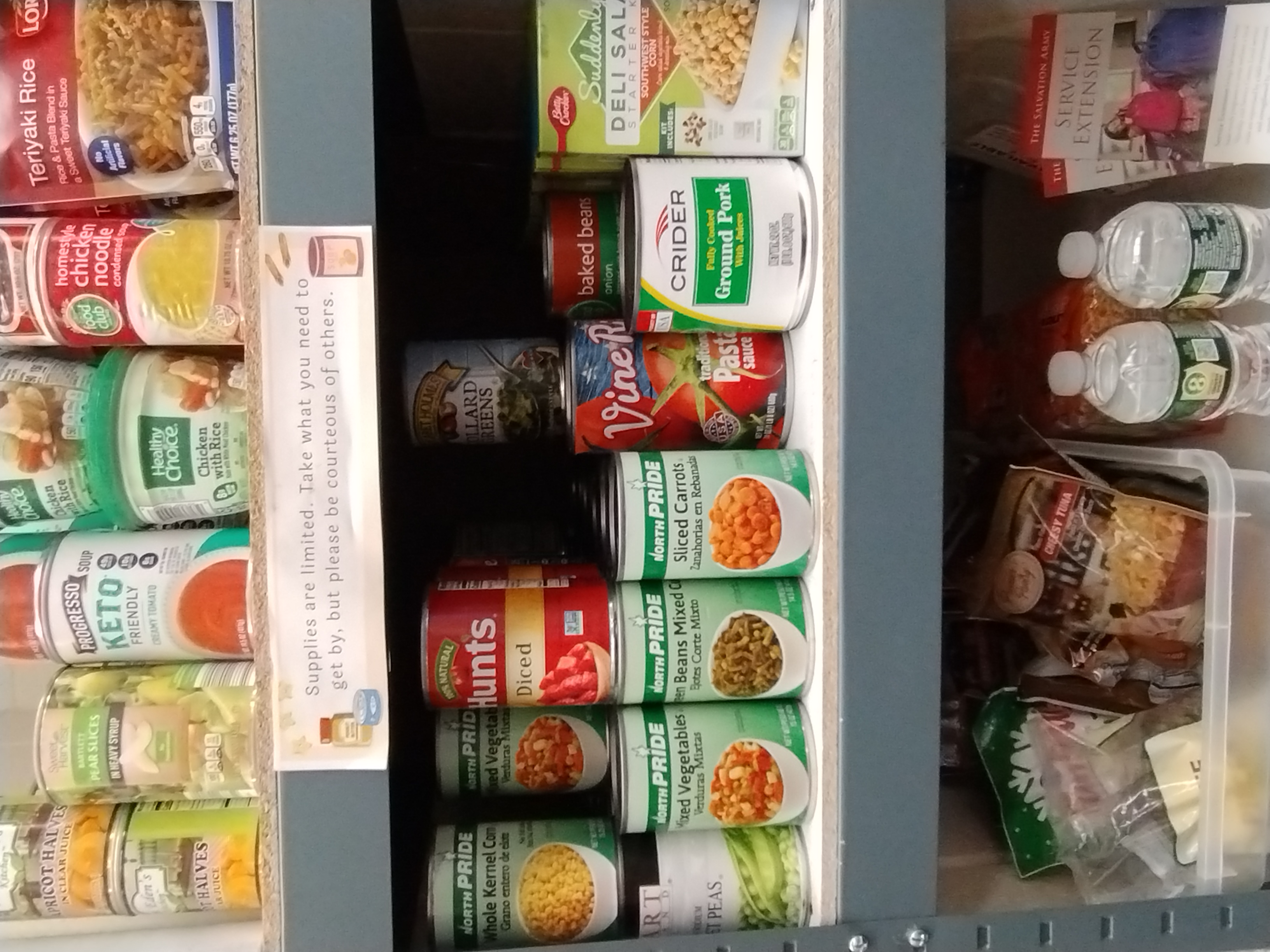 Mora Public Library’s on-site food shelf