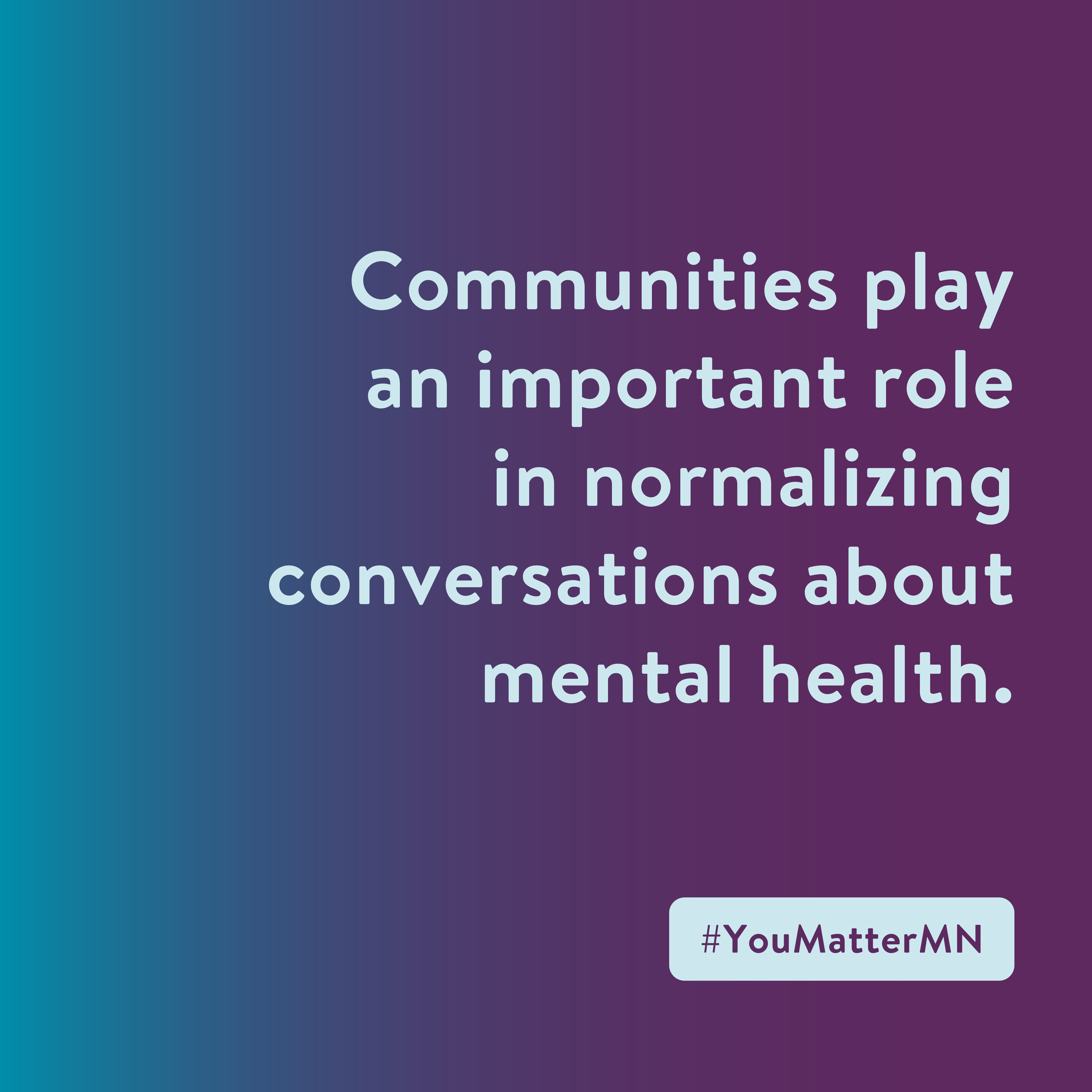 Caption about community conversations helping