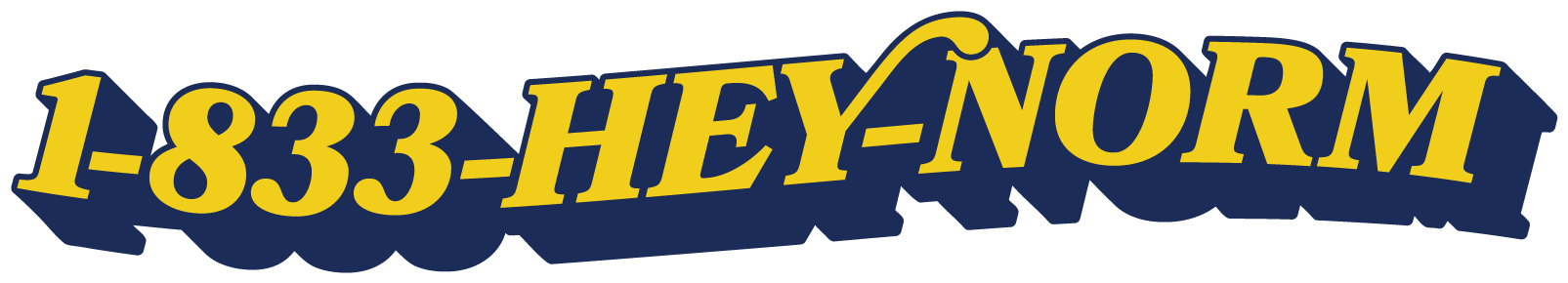 1-833-HEY-NORM logo