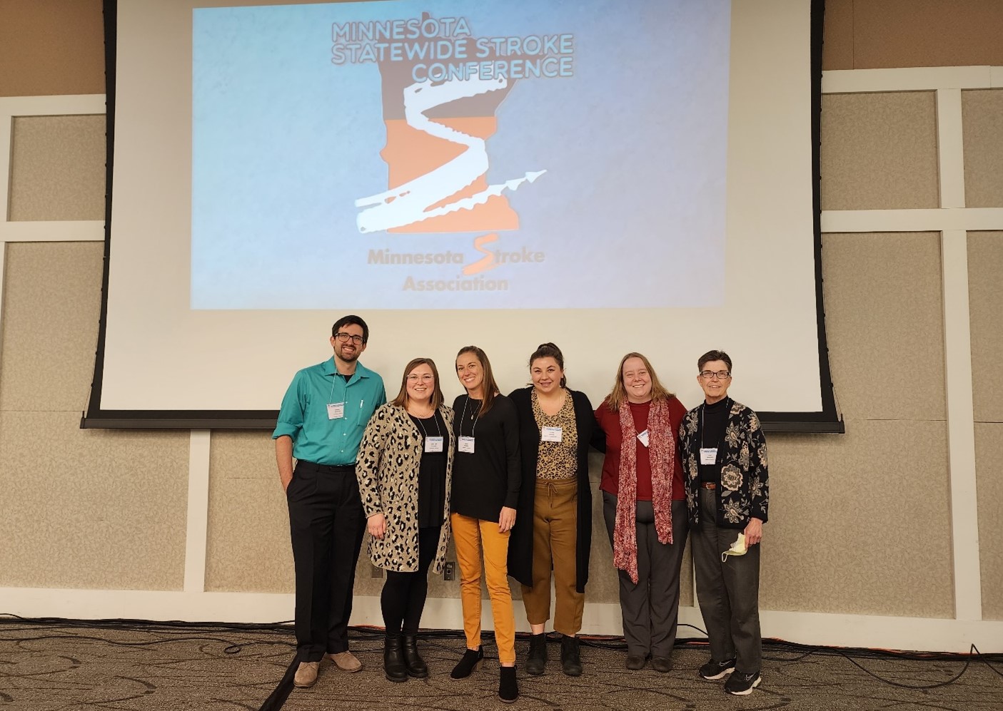 staff at the minnesota stroke conference