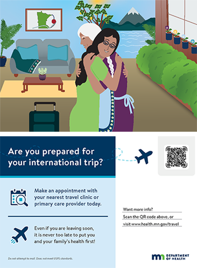 Are you prepared for your international trip - Postcard thumbnail