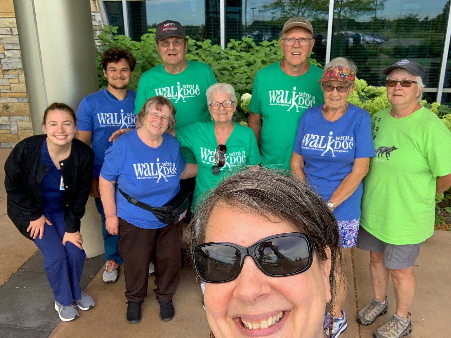 Lakewood Health System walking group photo