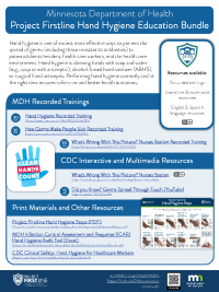 MDH Project Firstline Hand Hygiene Education Bundle thumbnail