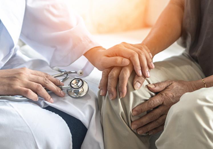 health care provider and patient